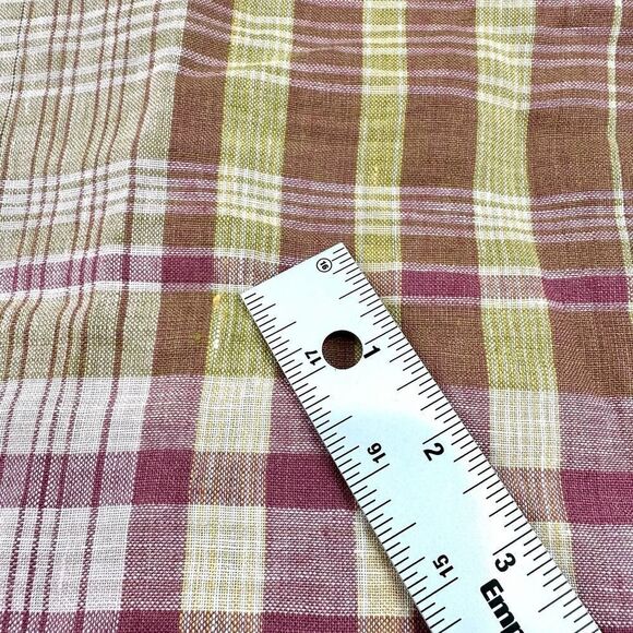 Pendleton‎ %100 Linen Pink Plaid Blazer Women’s S - Picture 11 of 11